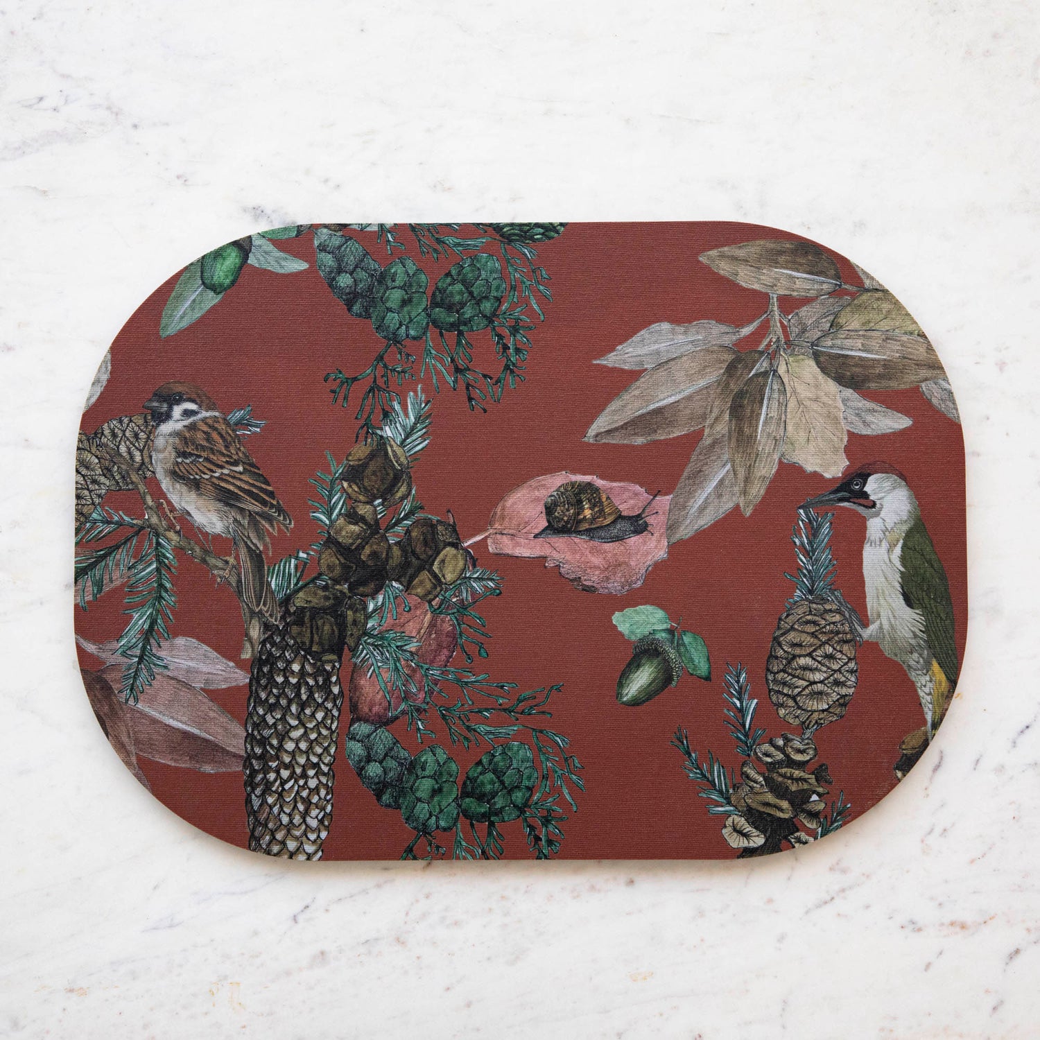 Italian Bird &amp; Floral Placemat, Sold Individually