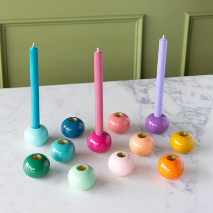Enamel Ball Candle Holder