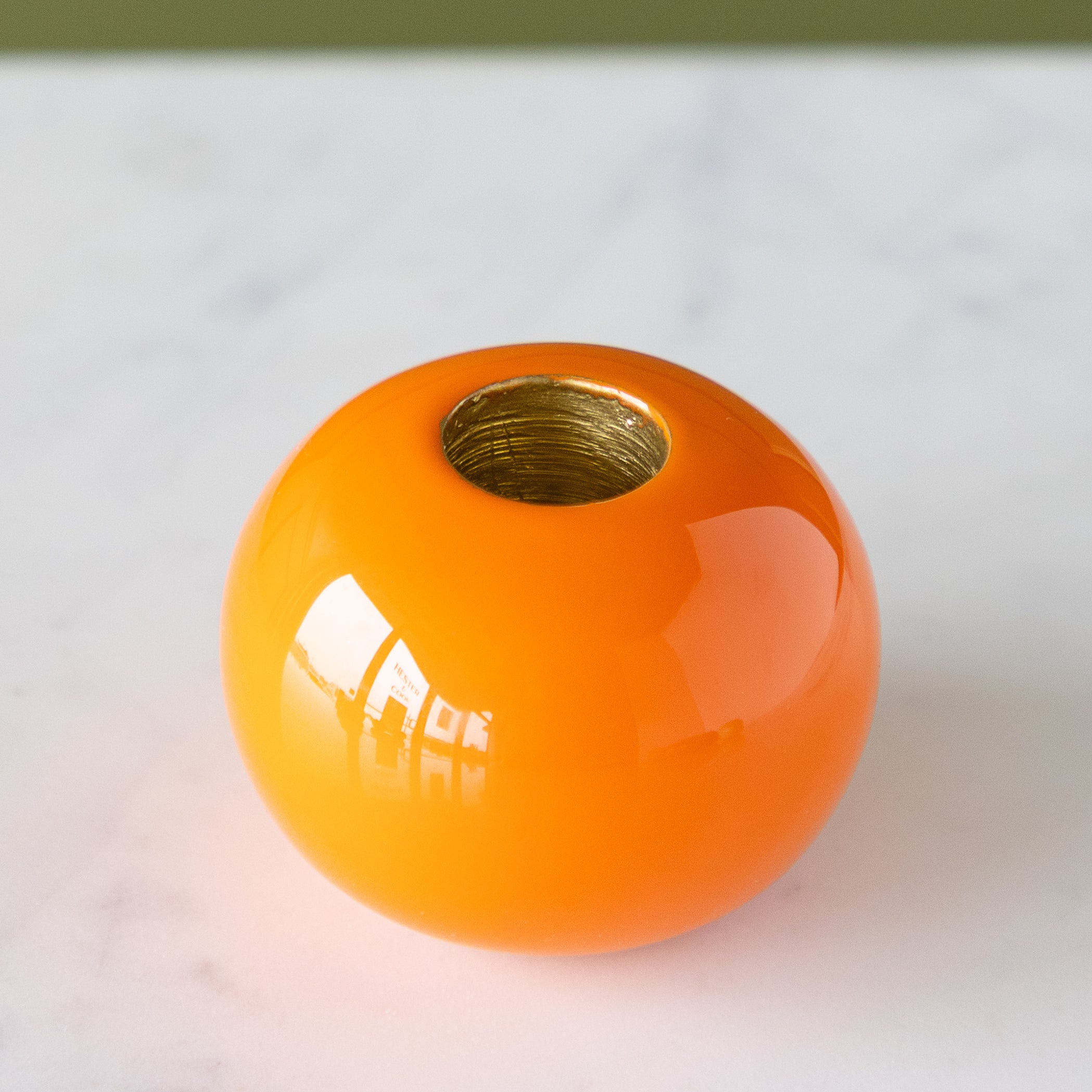Enamel Ball Candle Holder