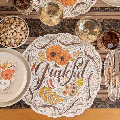 Vintage Sunflower Stripe Runner