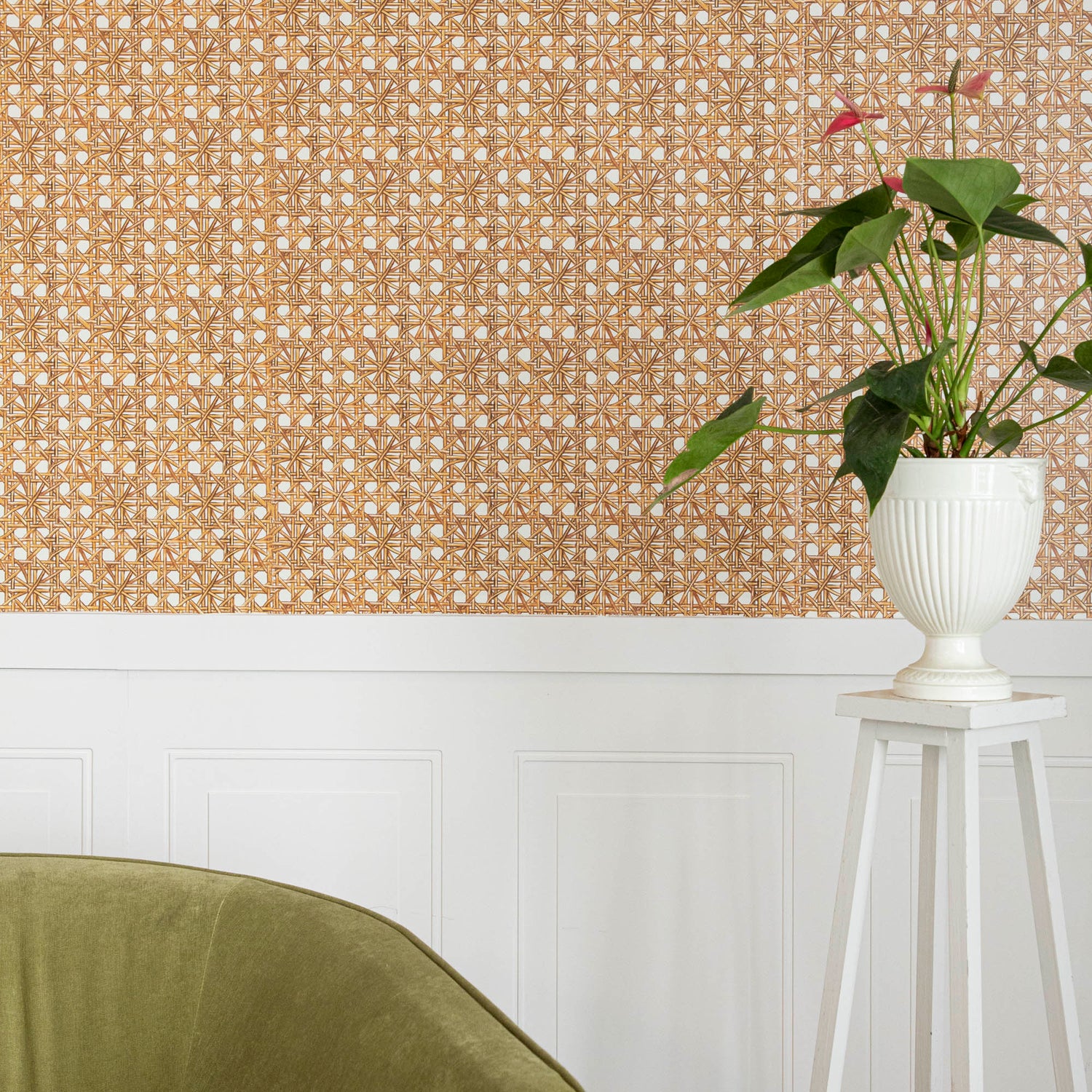 Rattan Weave Wallpaper