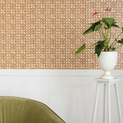 Rattan Weave Wallpaper