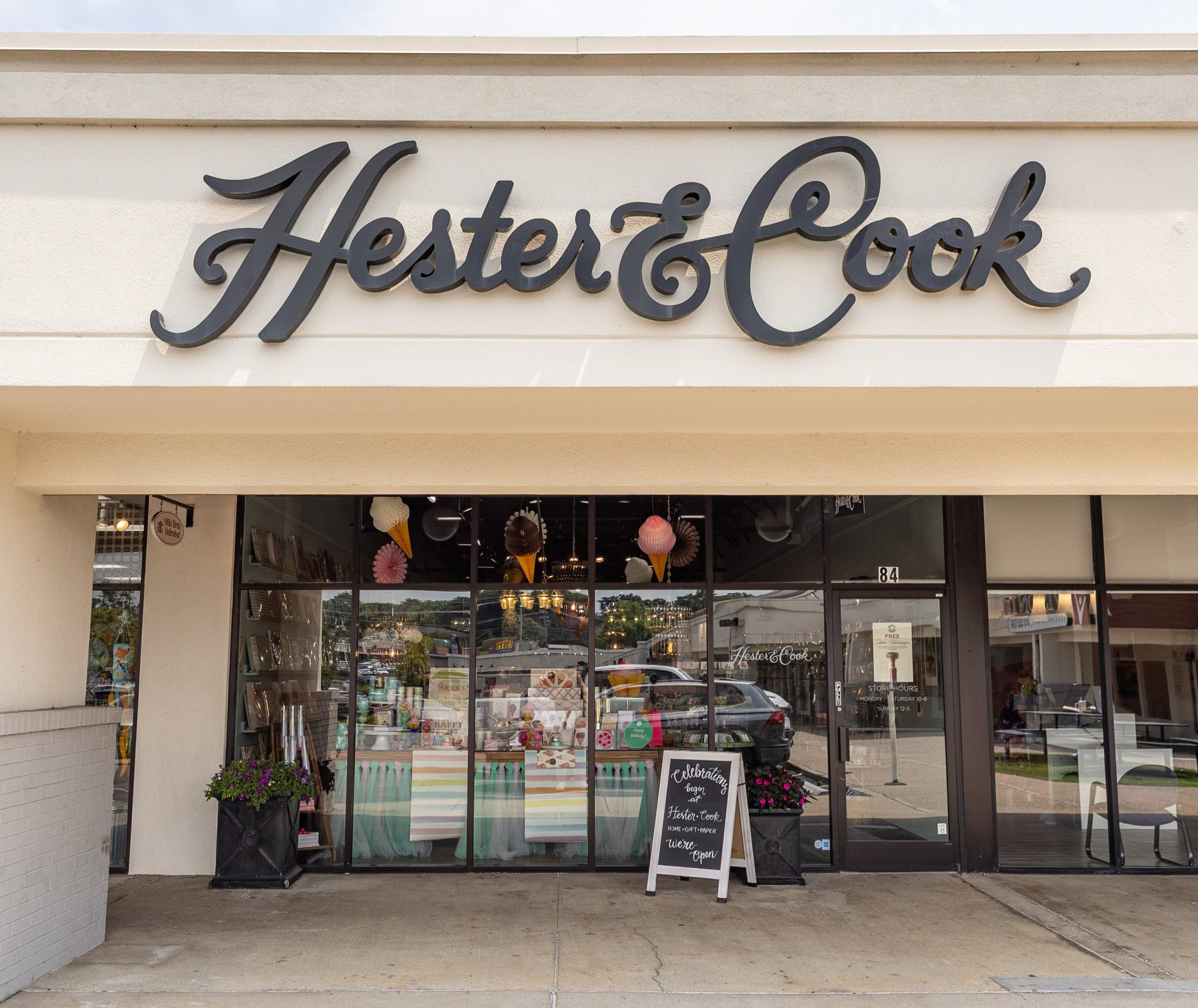 The Hester & Cook storefront located in Whitebridge.