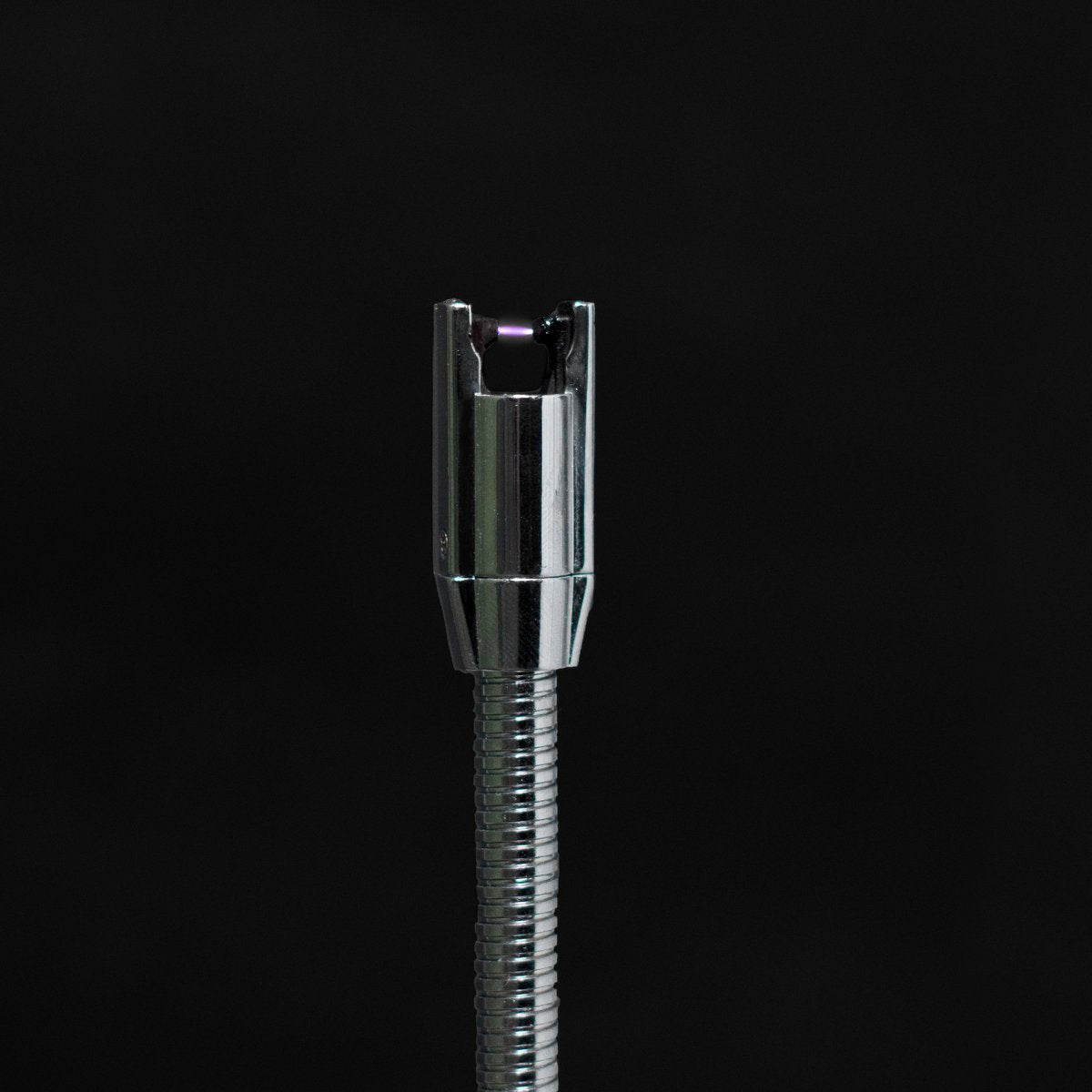 Northern Lights USB rechargeable lighter on a black background.