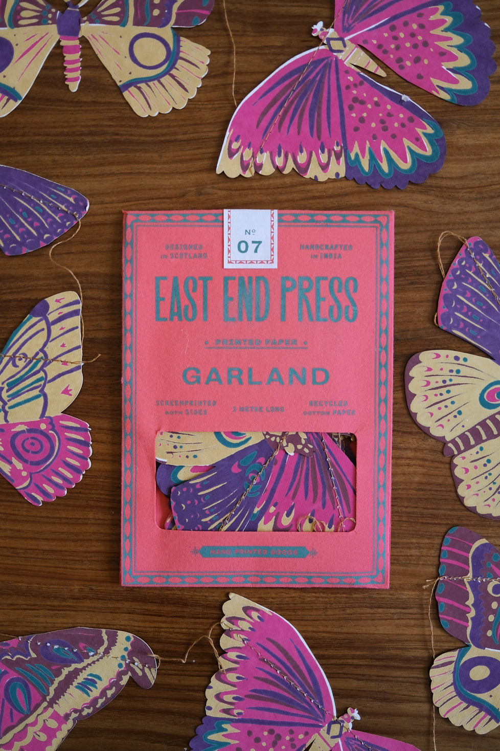 Colorful Butterflies Garland by East End Press. 