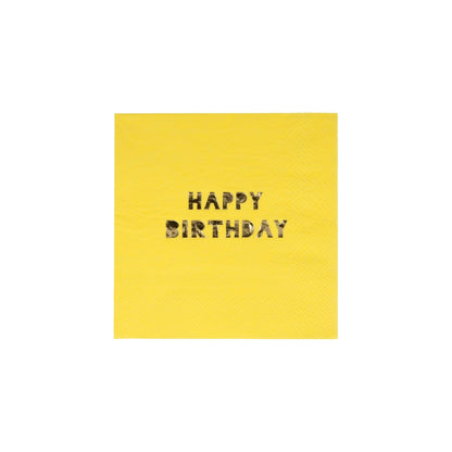 Happy Birthday Small Napkins