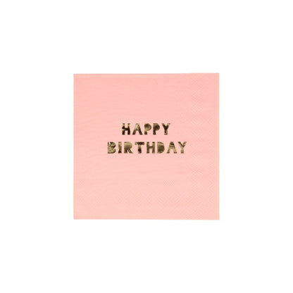 Happy Birthday Small Napkins
