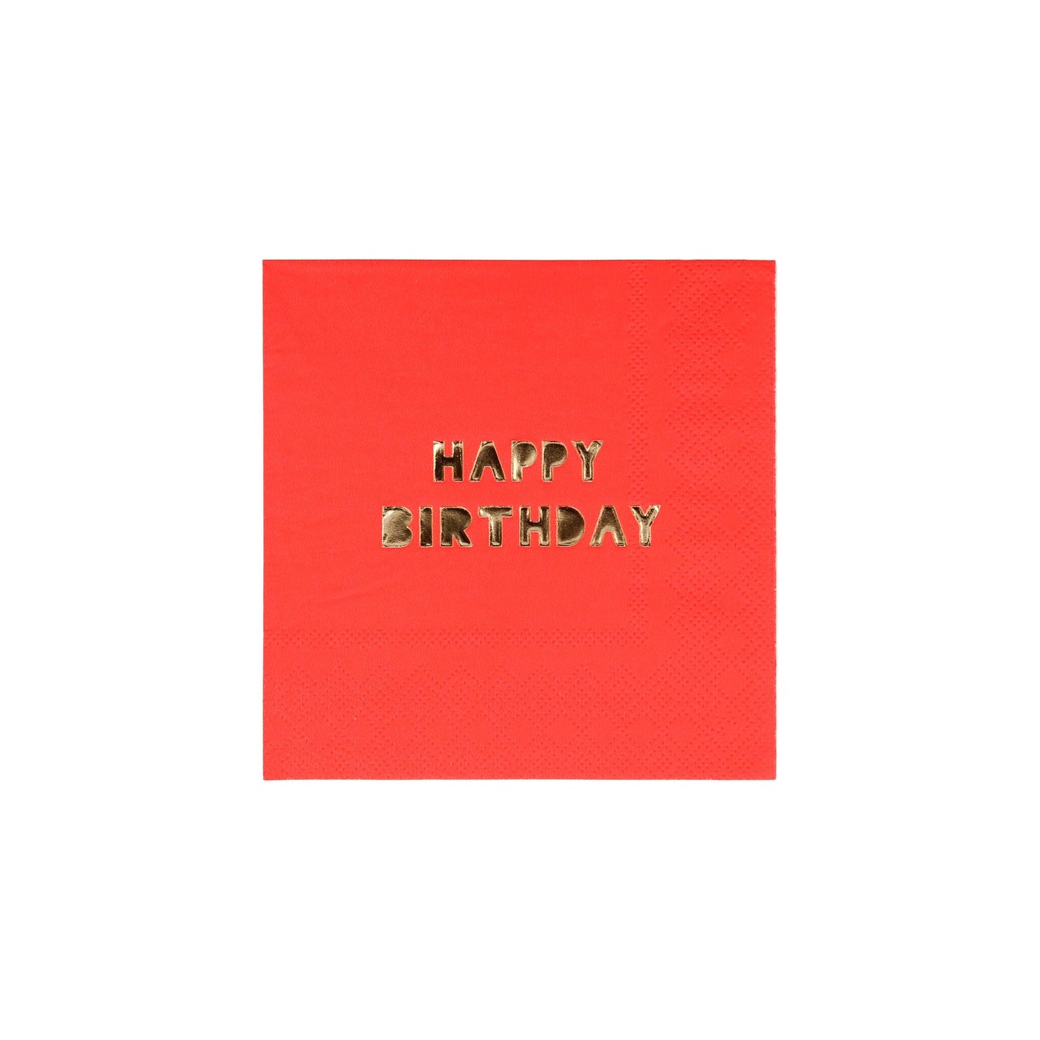 Happy Birthday Small Napkins