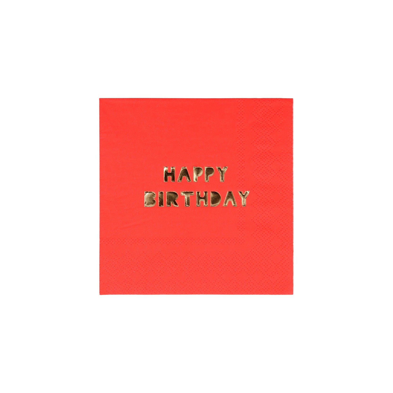 Happy Birthday Small Napkins
