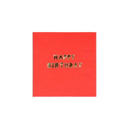 Happy Birthday Small Napkins