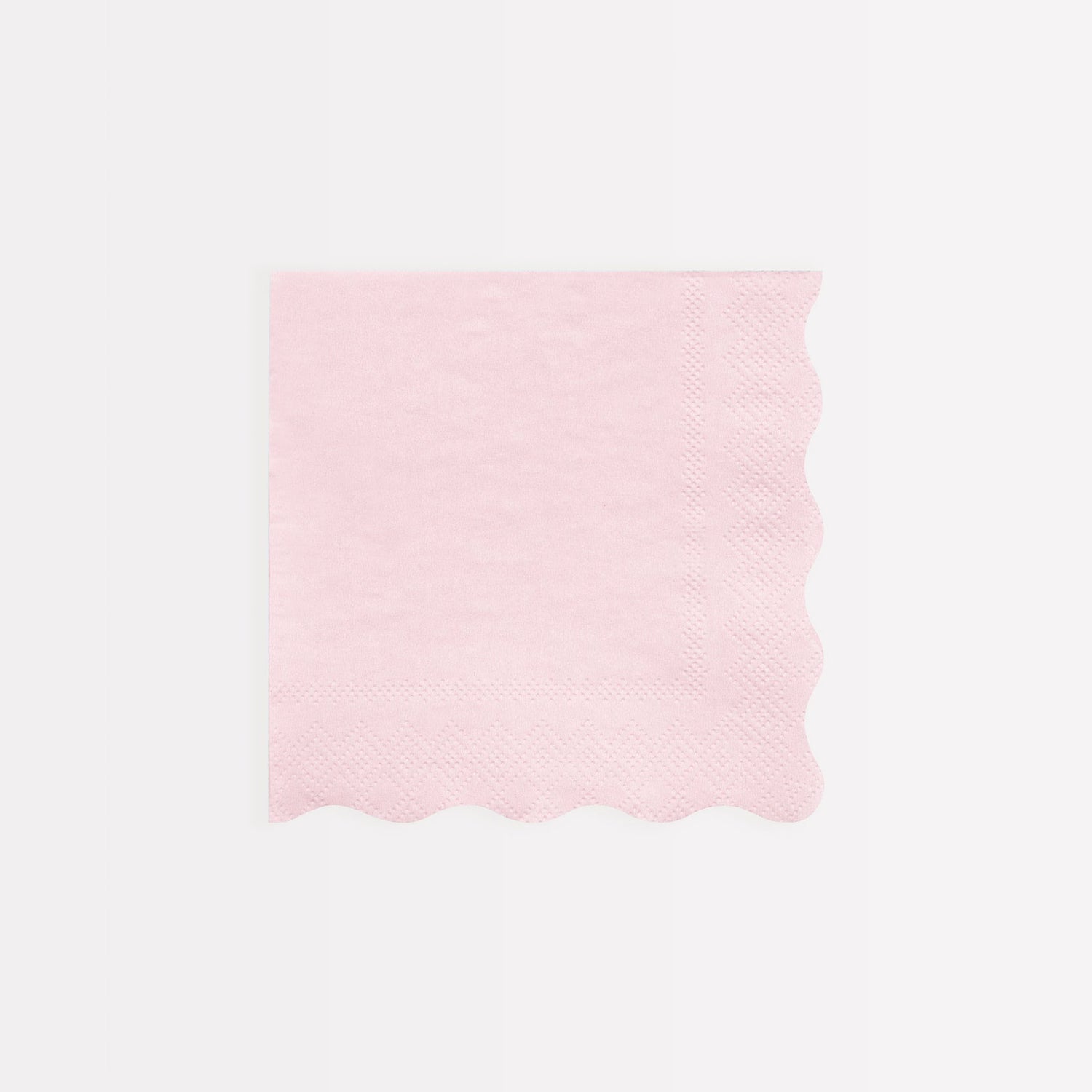 Four Ladurée Paris Assorted Napkins with scalloped borders from Meri Meri.