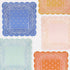 Western Bandana Square Plates in 5 different colors.