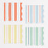 Meri Meri napkins with classic stripes, in fun primary colors. 
