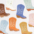 Western Boot Plates in 8 different colors.