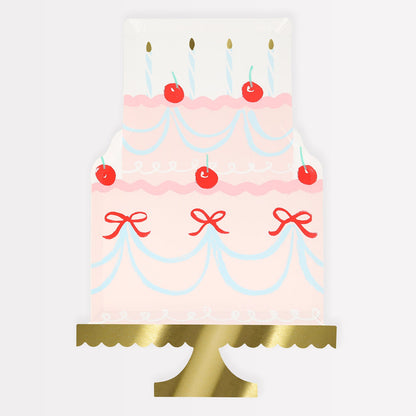 Fancy Cake Shaped Plates by Meri Meri. 