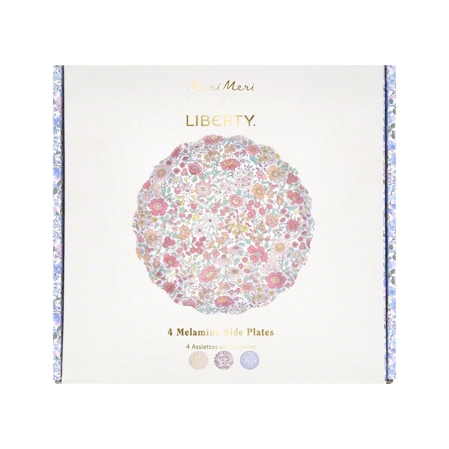 Meri Meri x Liberty melamine plate.