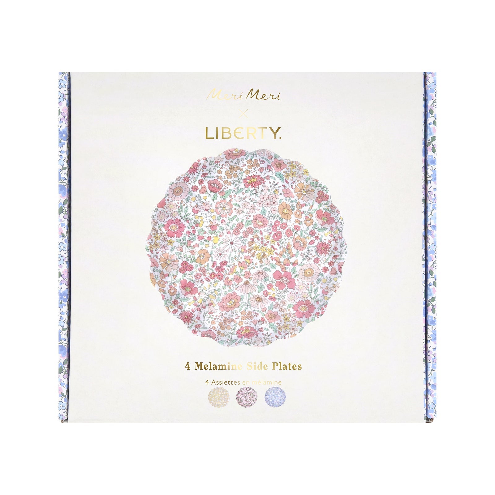 Meri Meri x Liberty melamine plate.
