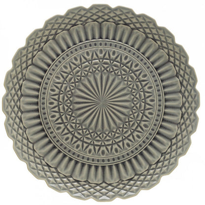 Cristal Grey Nacar Serveware
