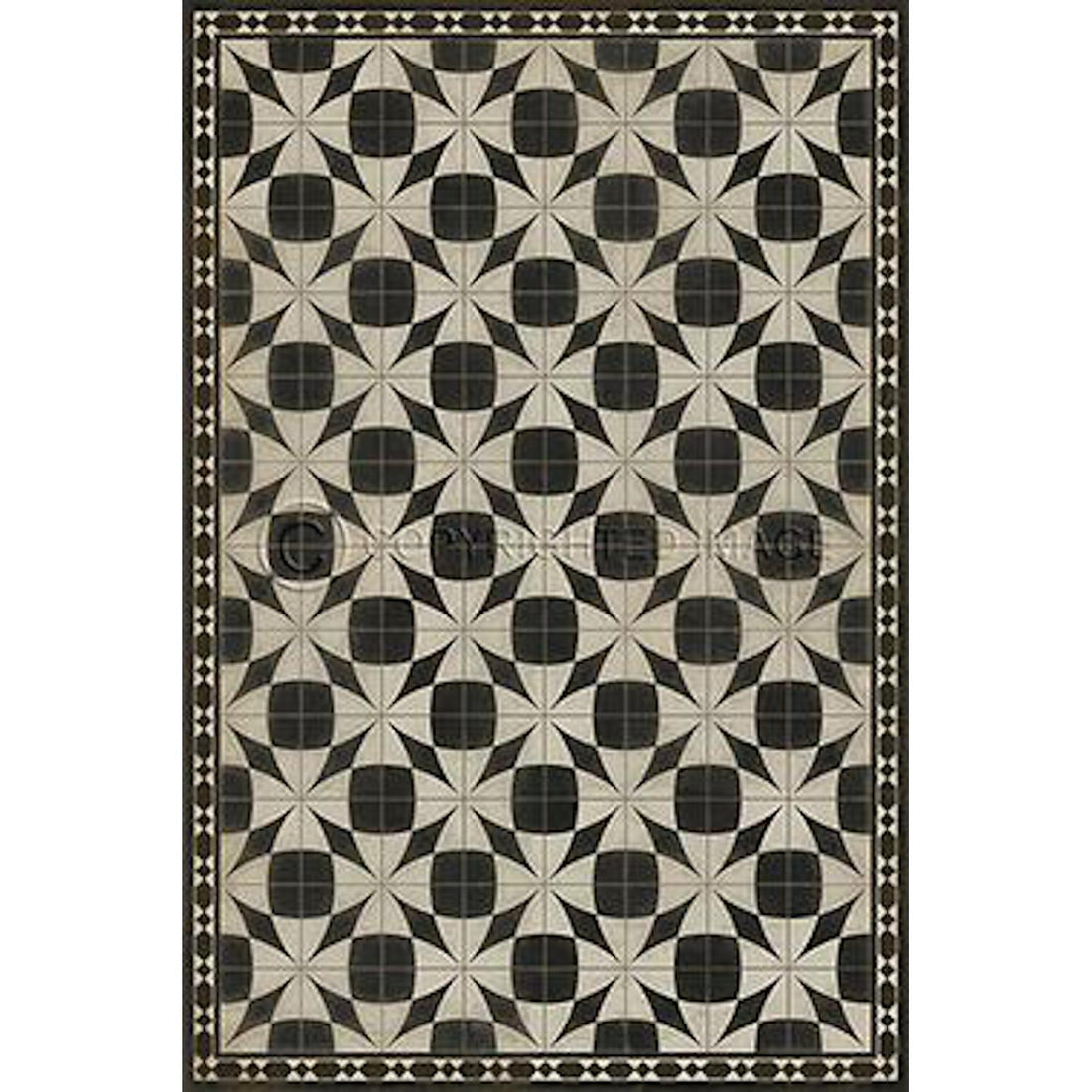 Voltaire Vinyl Rug - Pattern 29