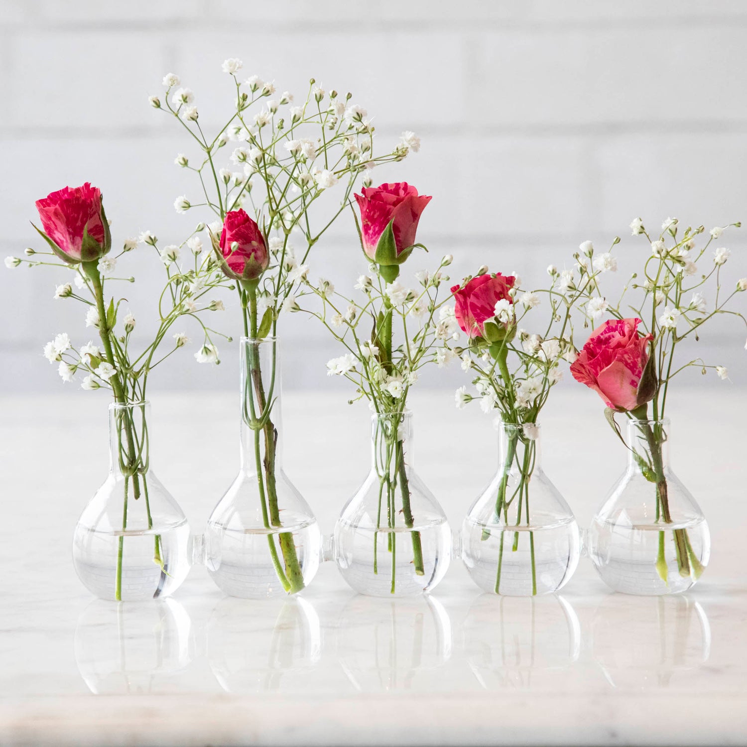 Quintet Glass Vase