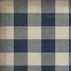 Williamsburg Blue Gingham Vinyl Rug