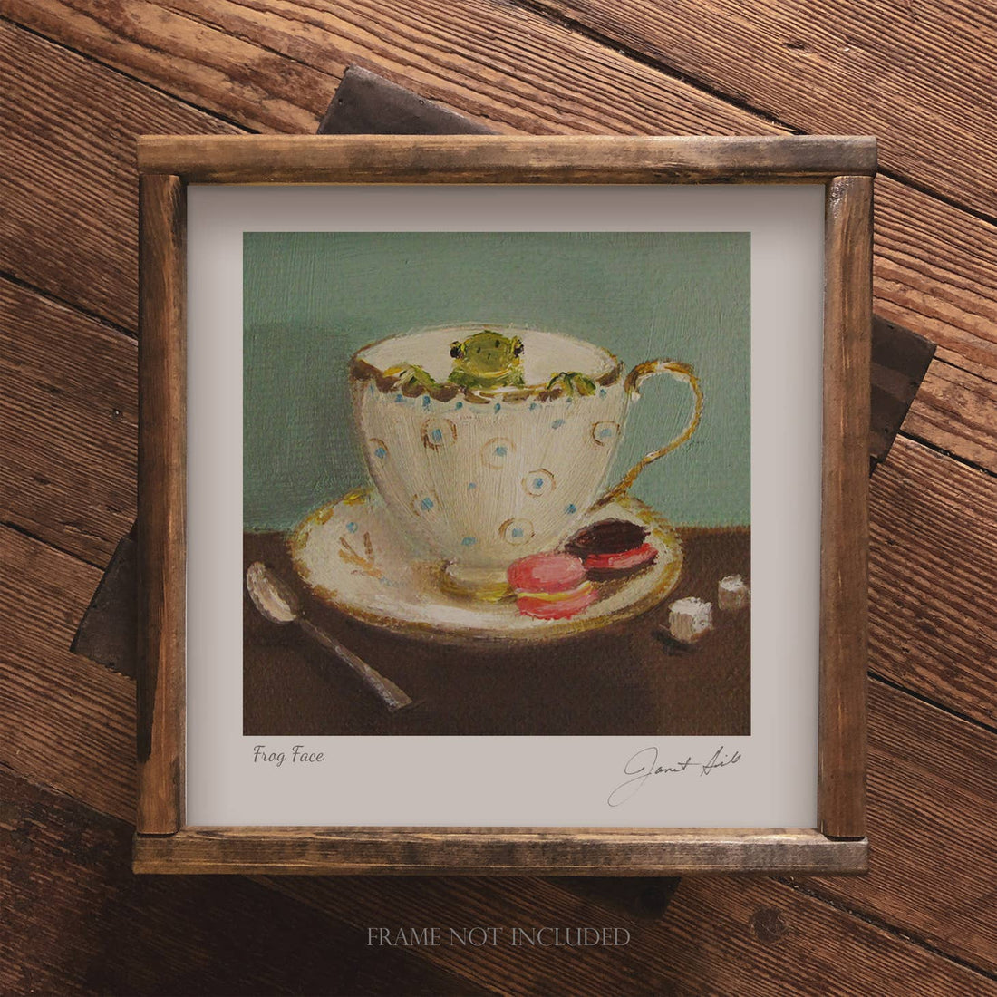 Frog Face Small Art Print