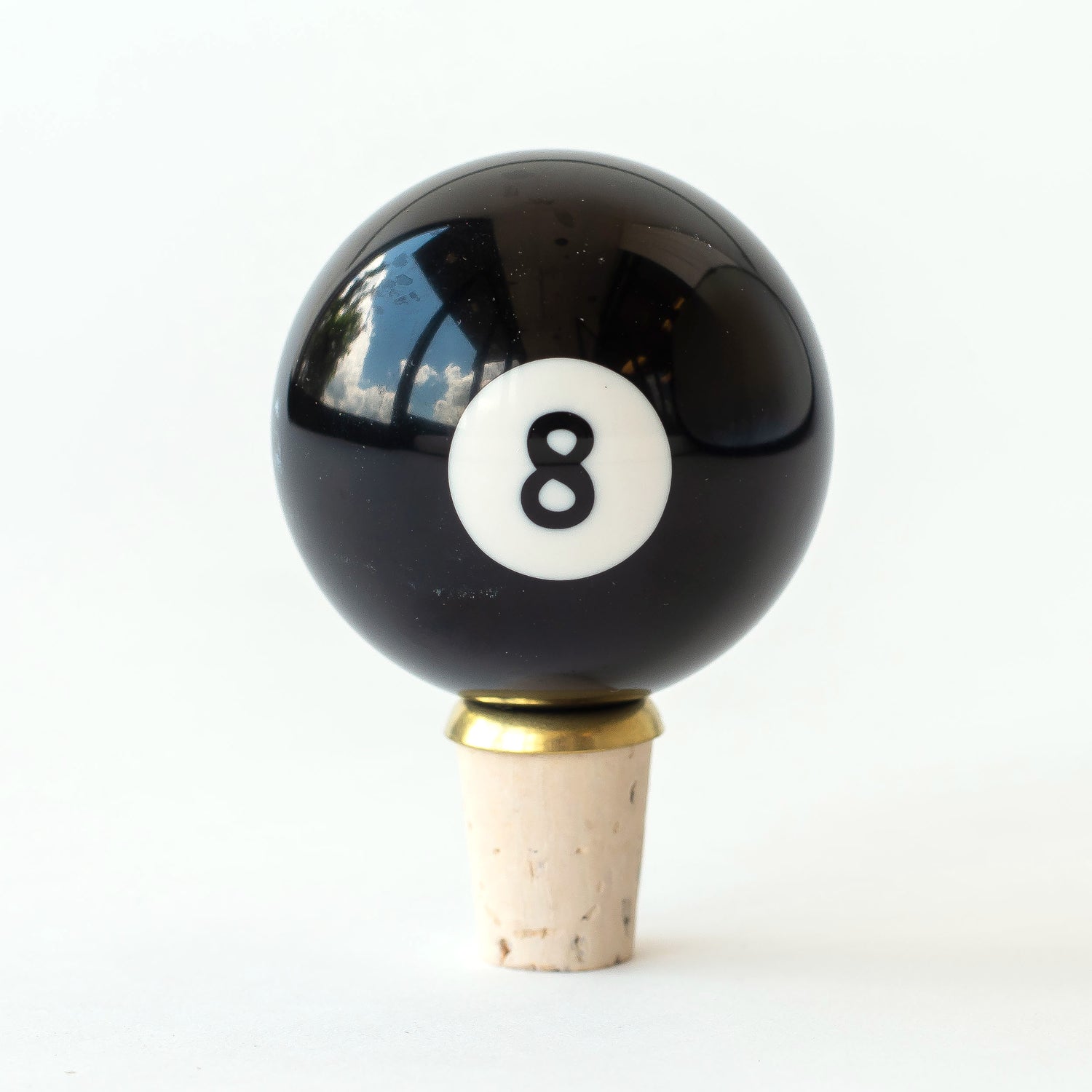Vintage Pool Ball Knobstopper wine stopper by Hester &amp; Cook.