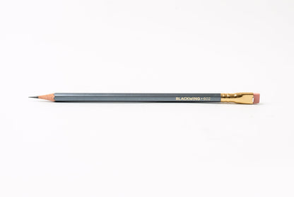 A box of Blackwing 602 pencils (Set of 12) with graphite core against a white background.