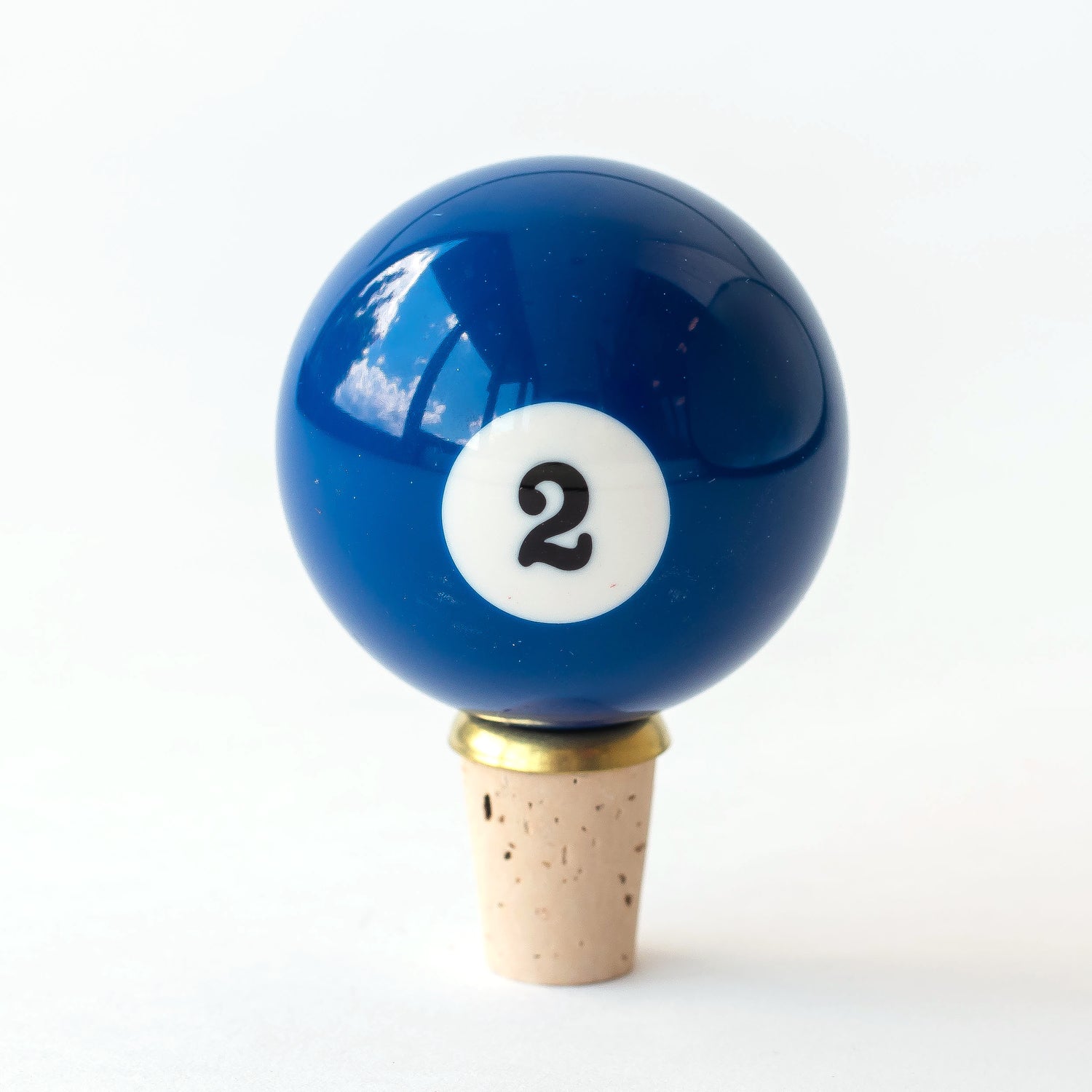 Vintage Pool Ball Knobstopper wine stopper by Hester &amp; Cook.