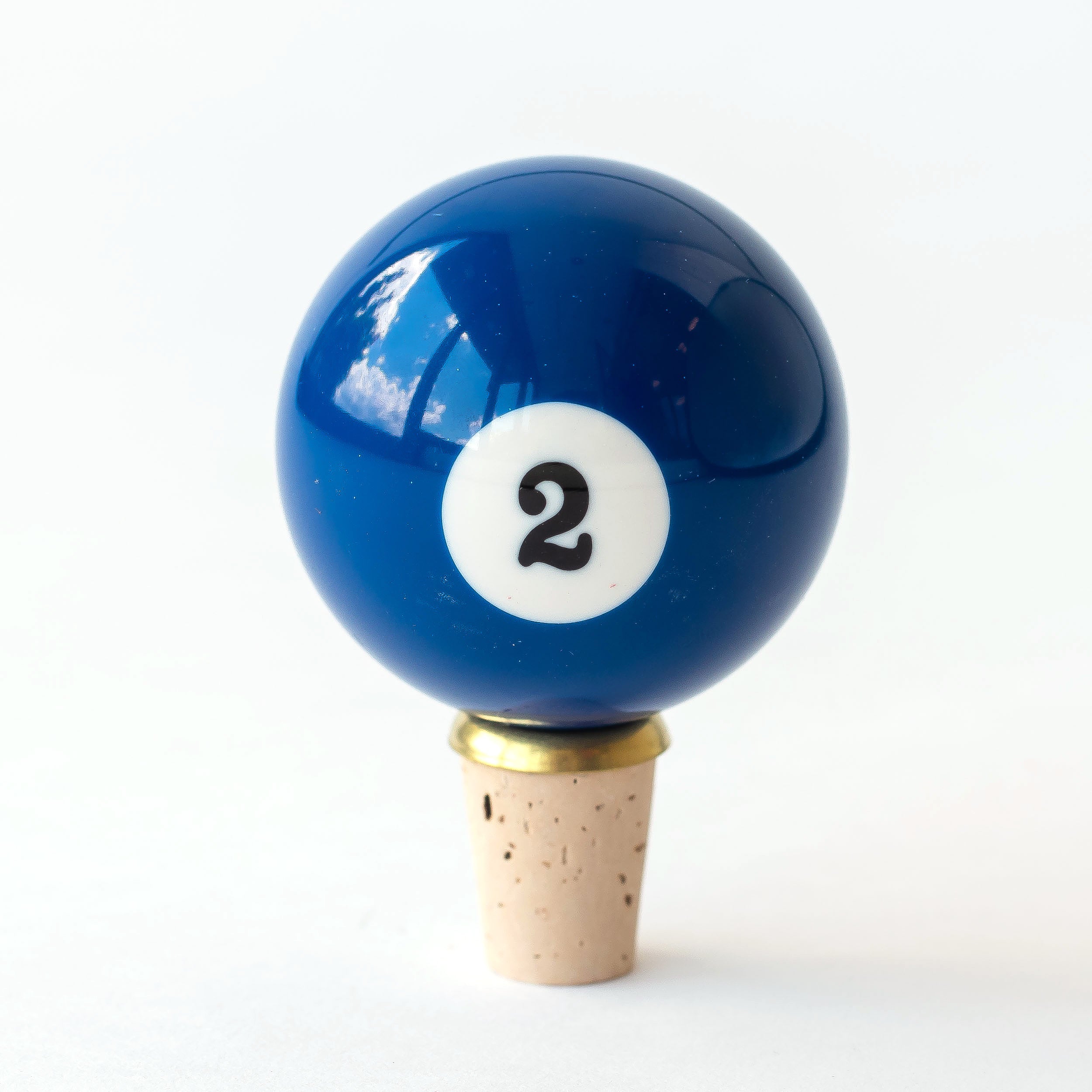 Vintage Pool Ball Knobstopper wine stopper by Hester &amp; Cook.