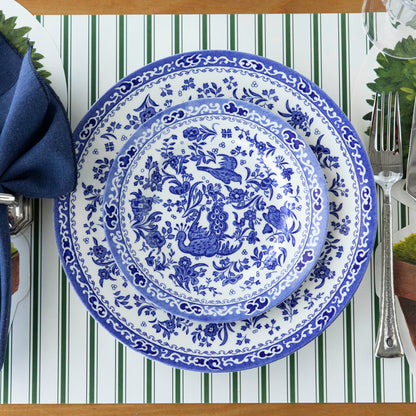 Burleigh Blue Regal Peacock Dinnerware