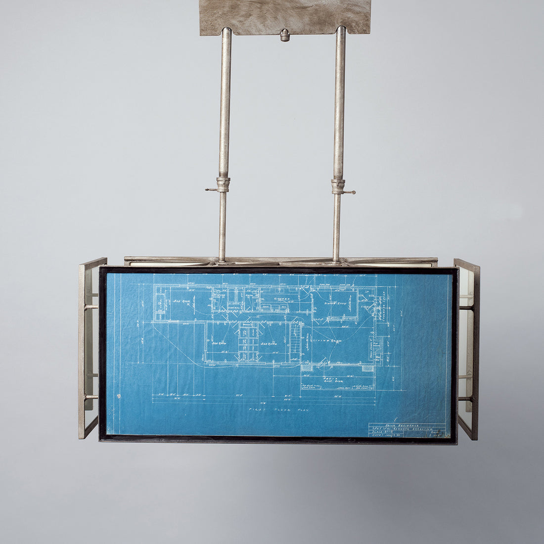 Vintage Blueprint Light