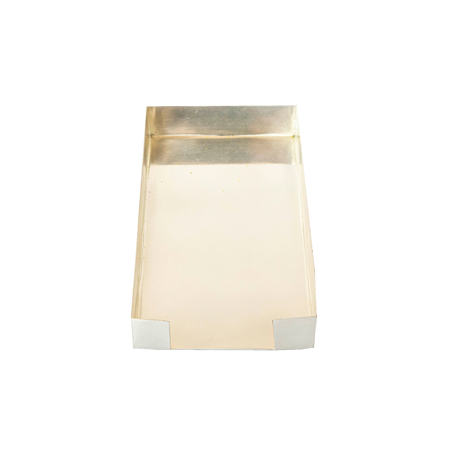 An empty Silver Guest Napkin Holder.