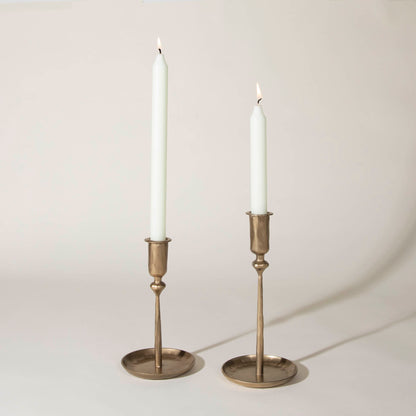 Percy Candlestick Brass Plated