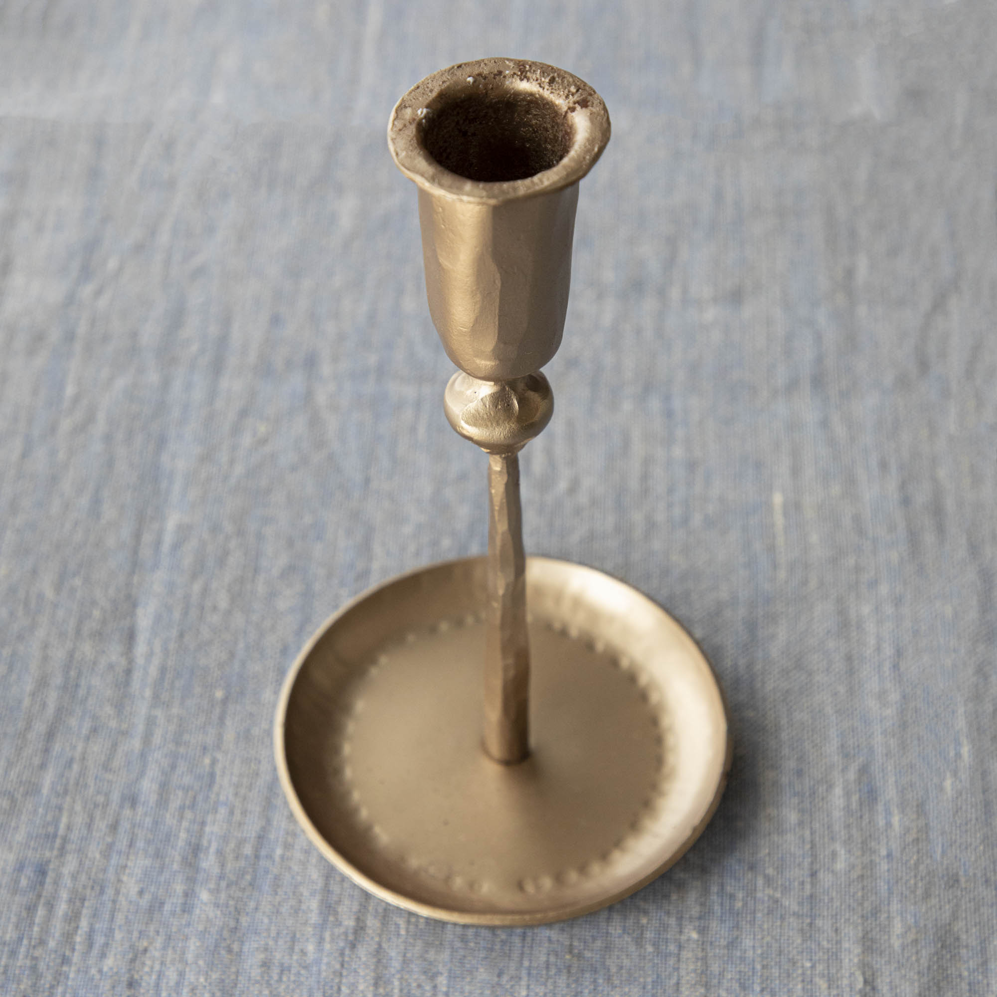 Percy Candlestick Brass Plated