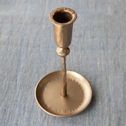 Percy Candlestick Brass Plated