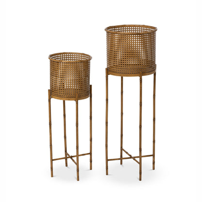Metal Bamboo Side Pieces