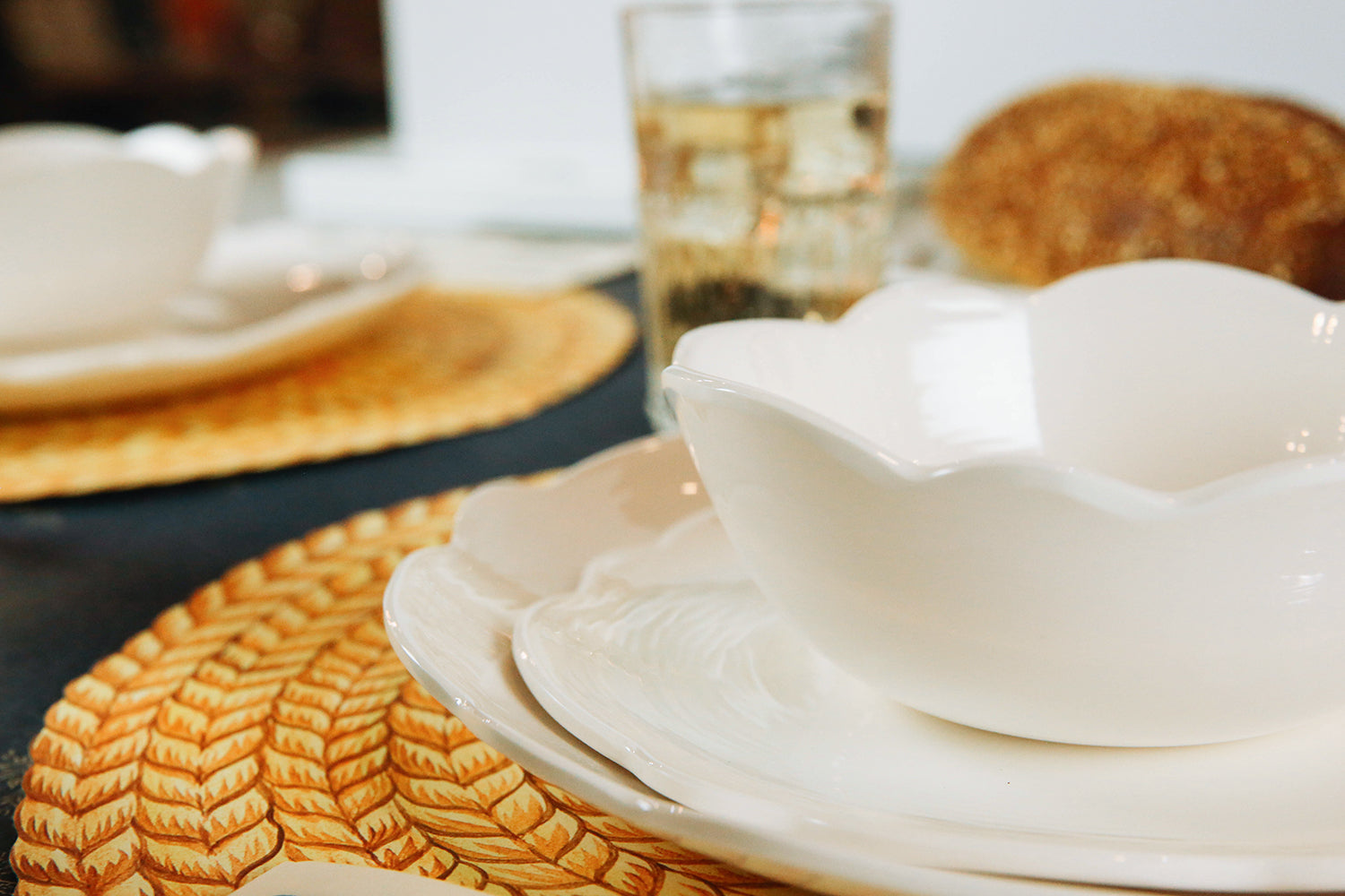 Scallop Cream Soup/Cereal Bowl