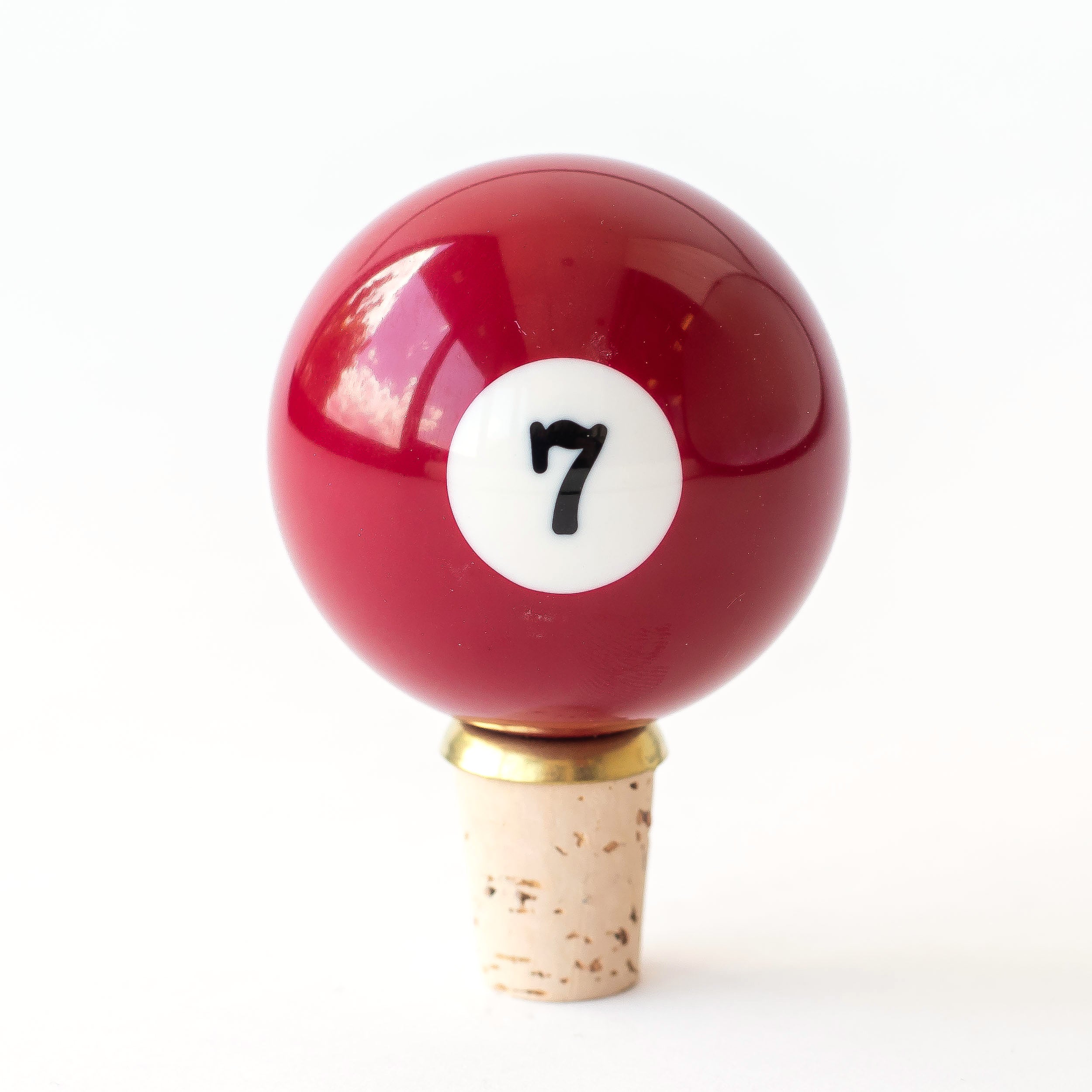 Vintage Pool Ball Knobstopper wine stopper by Hester &amp; Cook.