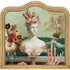 A painterly illustration of a marble sculpture of a woman&