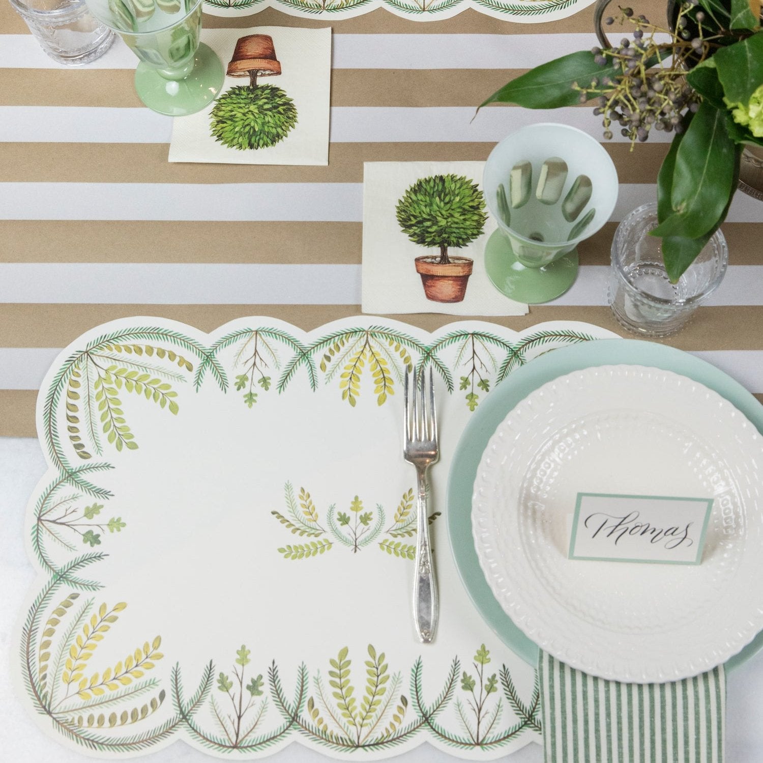 An elegant table setting with Hester &amp; Cook&