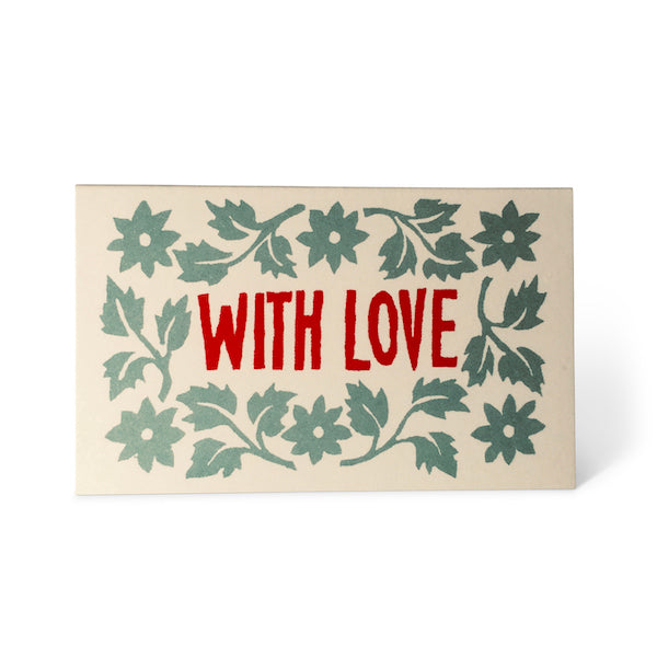 A set of Pack of With Love Cards with the words &quot;with love&quot; on them by Cambridge Imprint.