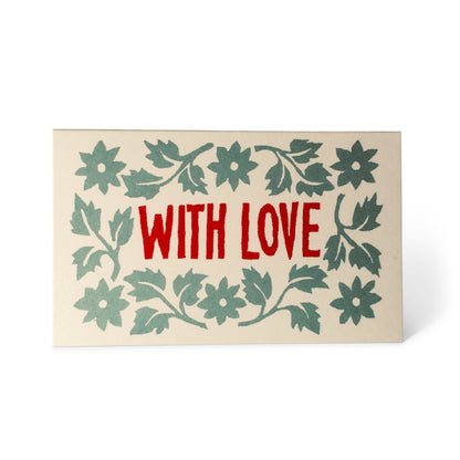A set of Pack of With Love Cards with the words &quot;with love&quot; on them by Cambridge Imprint.