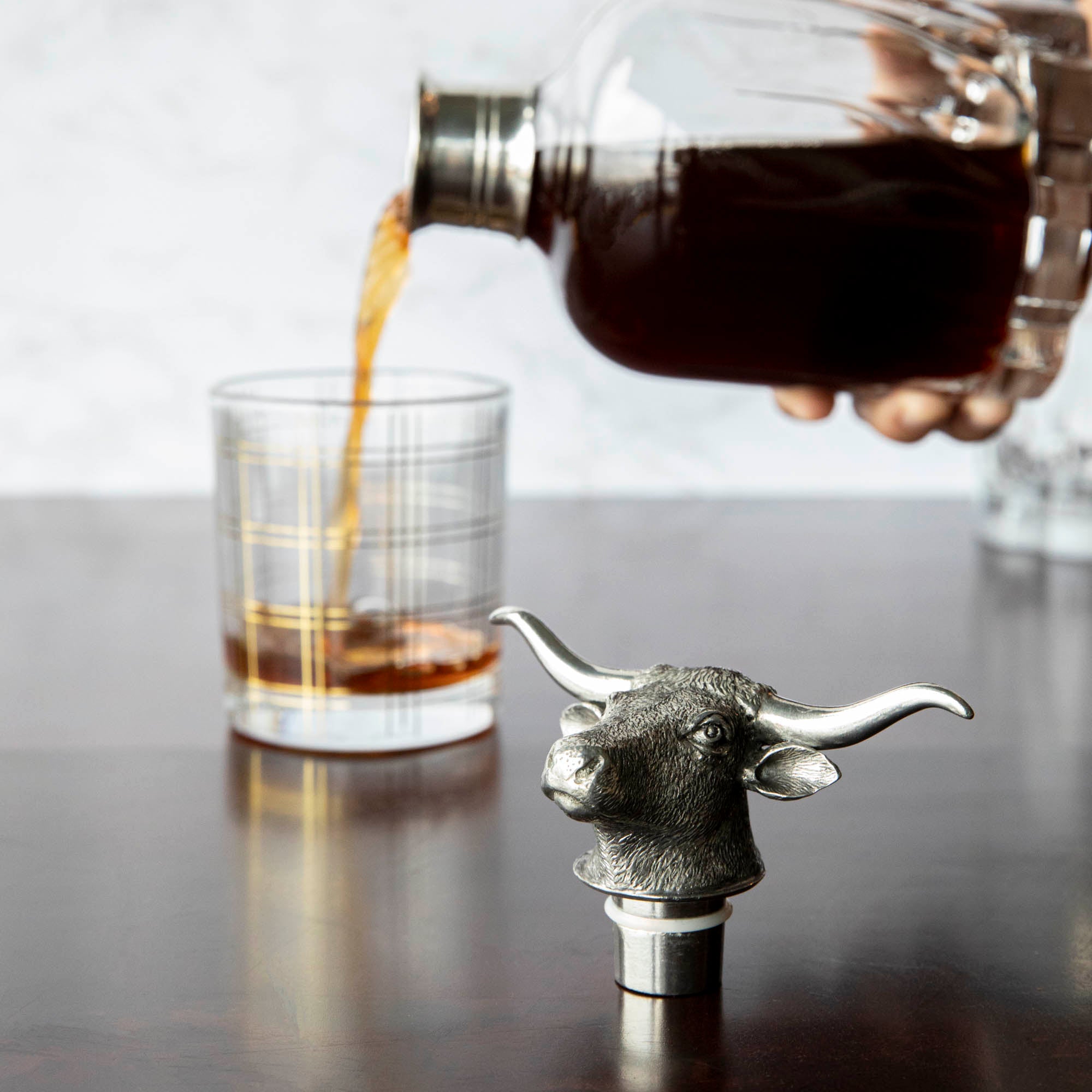 Whisky/Spirit Decanter, Longhorn