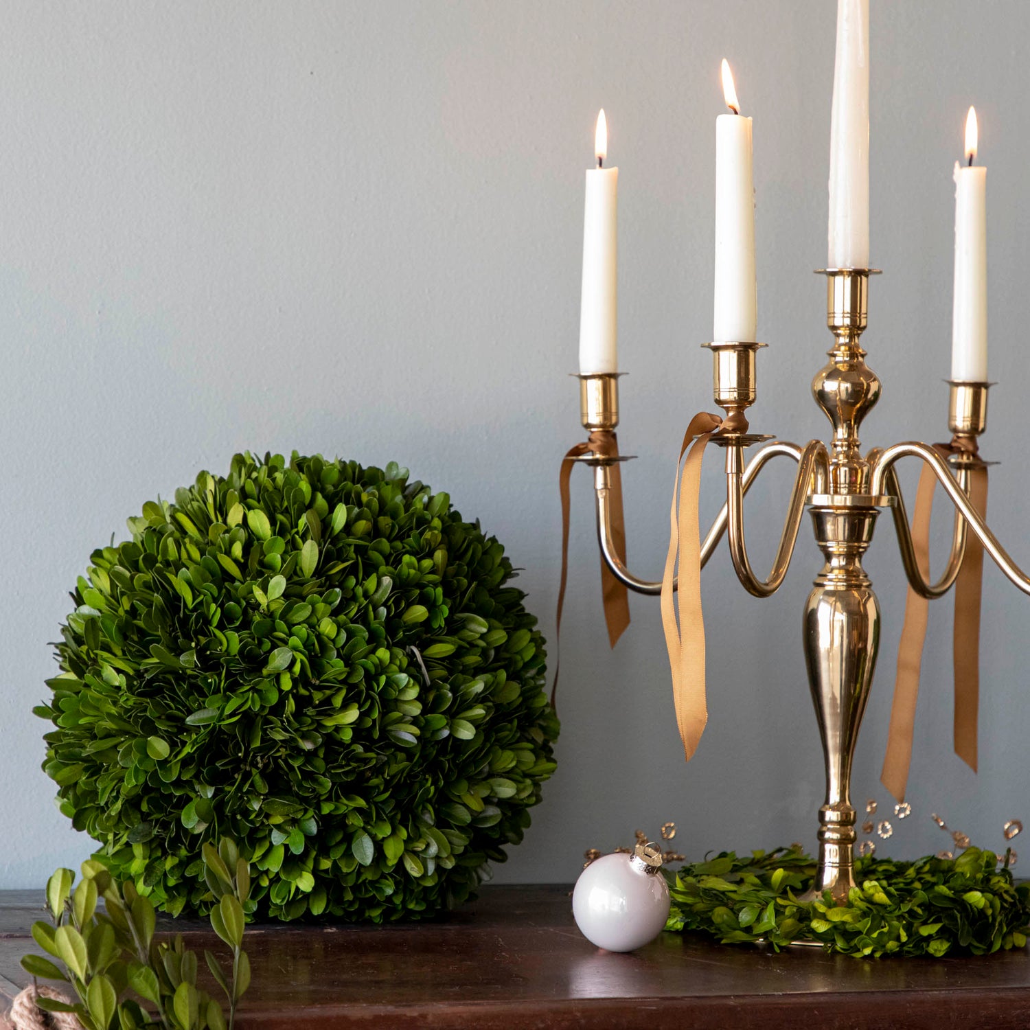 Mantle styled with Mill&