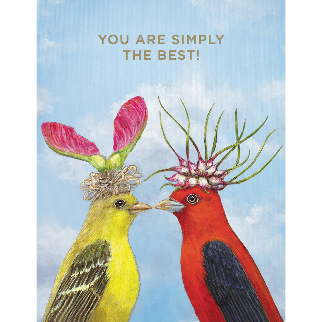 This Hester &amp; Cook Simply the Best Card is simply the best with its unique artwork and heartfelt message.