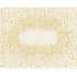 A white paper runner with gold confetti dots scattered around the perimeter, with an open area in the middle for a personalized message.