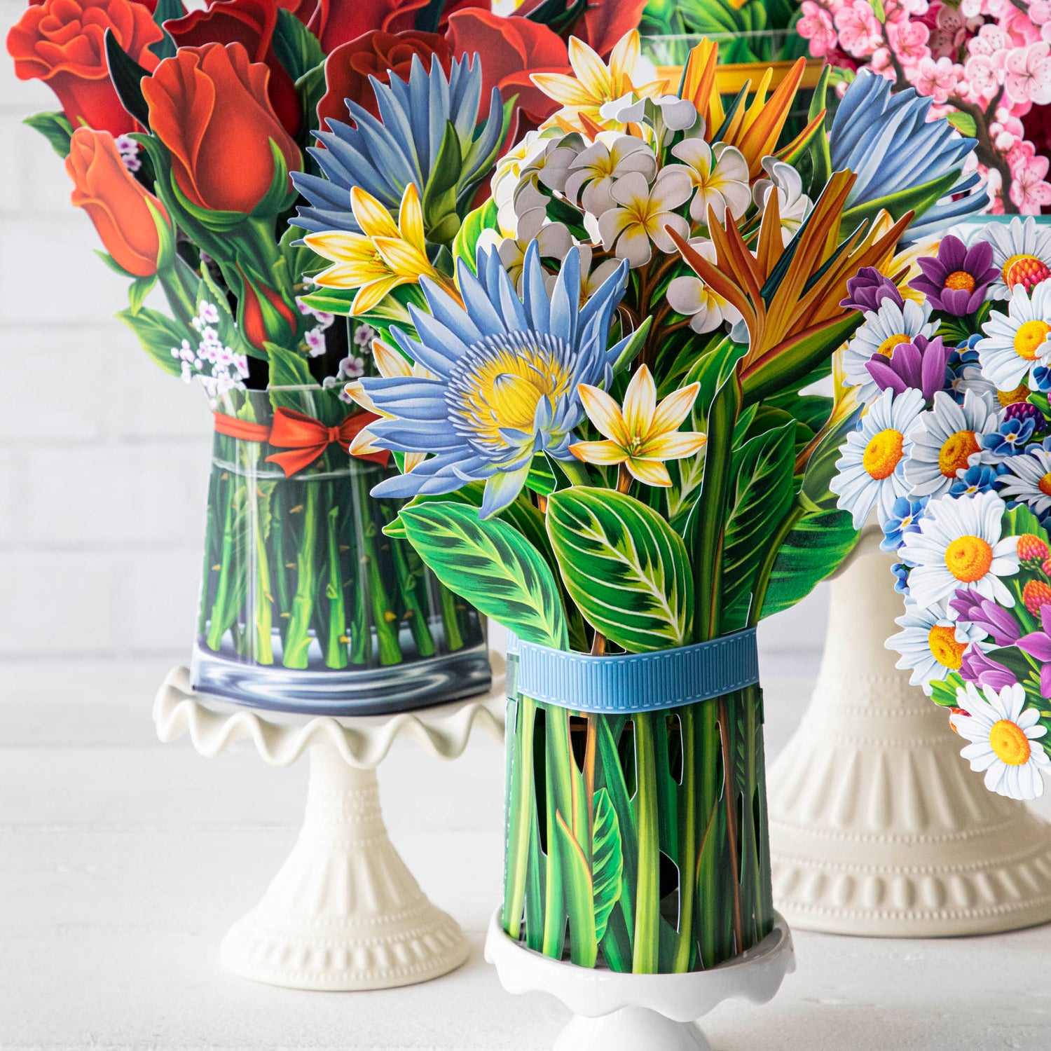 Garden Favorites Card Flower Bouquets
