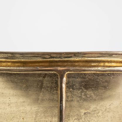 Extra Large Antique Brass Party Bucket on Stand