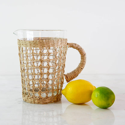 Seagrass Cage Pitcher